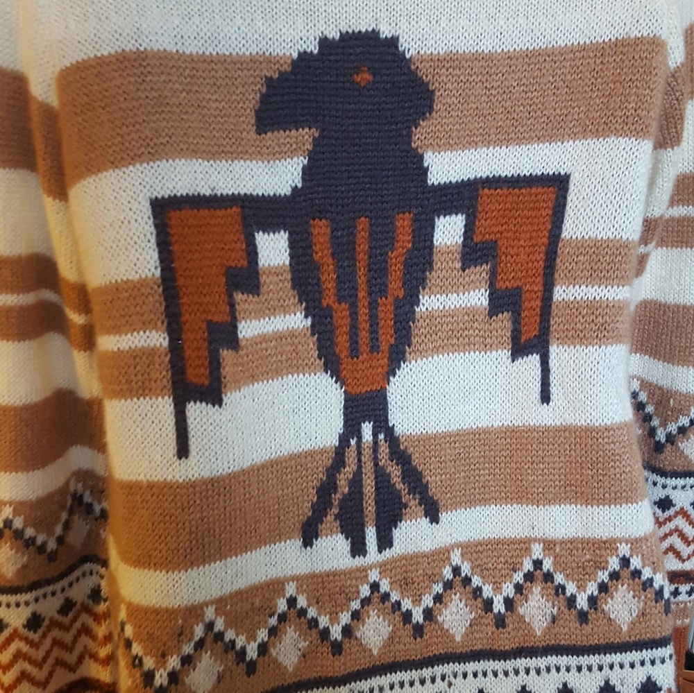 Southwestern Hooded Sweater